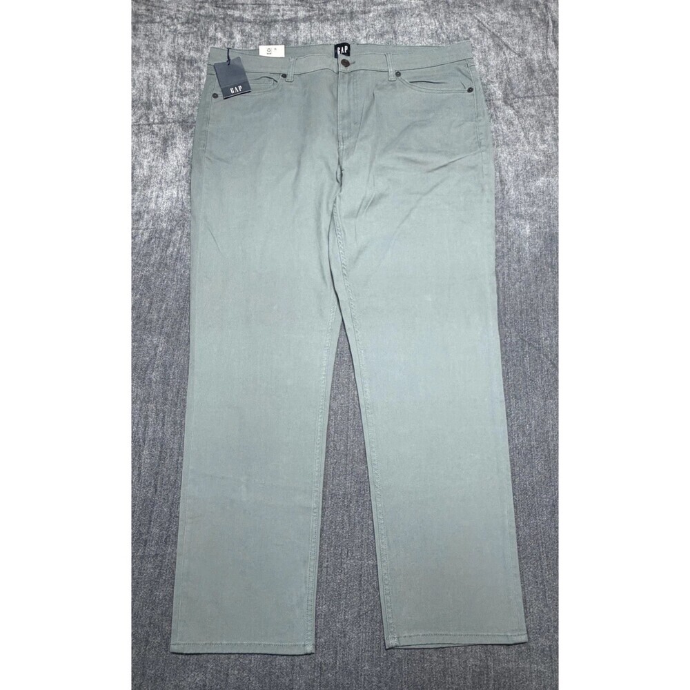 NWT Gap Slim Fit Stretch Twill Pants Men's 40X30 Blue Zip-Fly Classic 5-Pockets